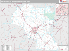 Bowling Green Metro Area Digital Map Premium Style